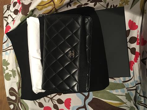 tradesy chanel wallet on chain|Chanel woc wallet.